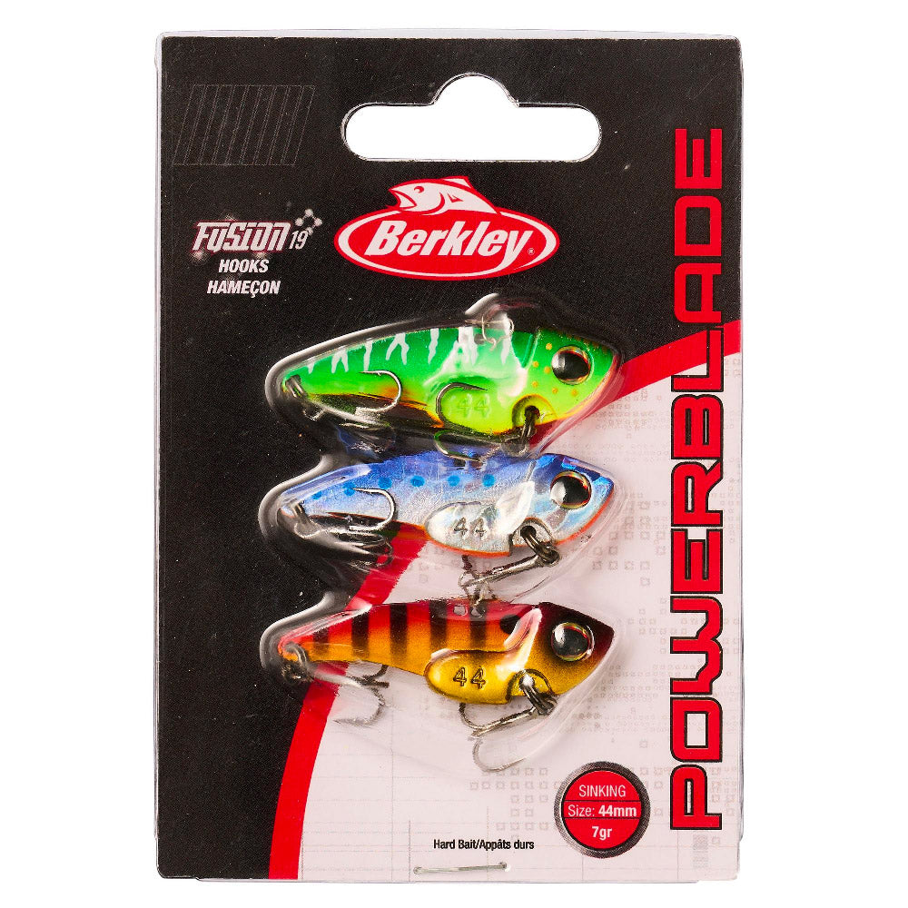 Berkley Powerblade 3-pack, Mixade färger