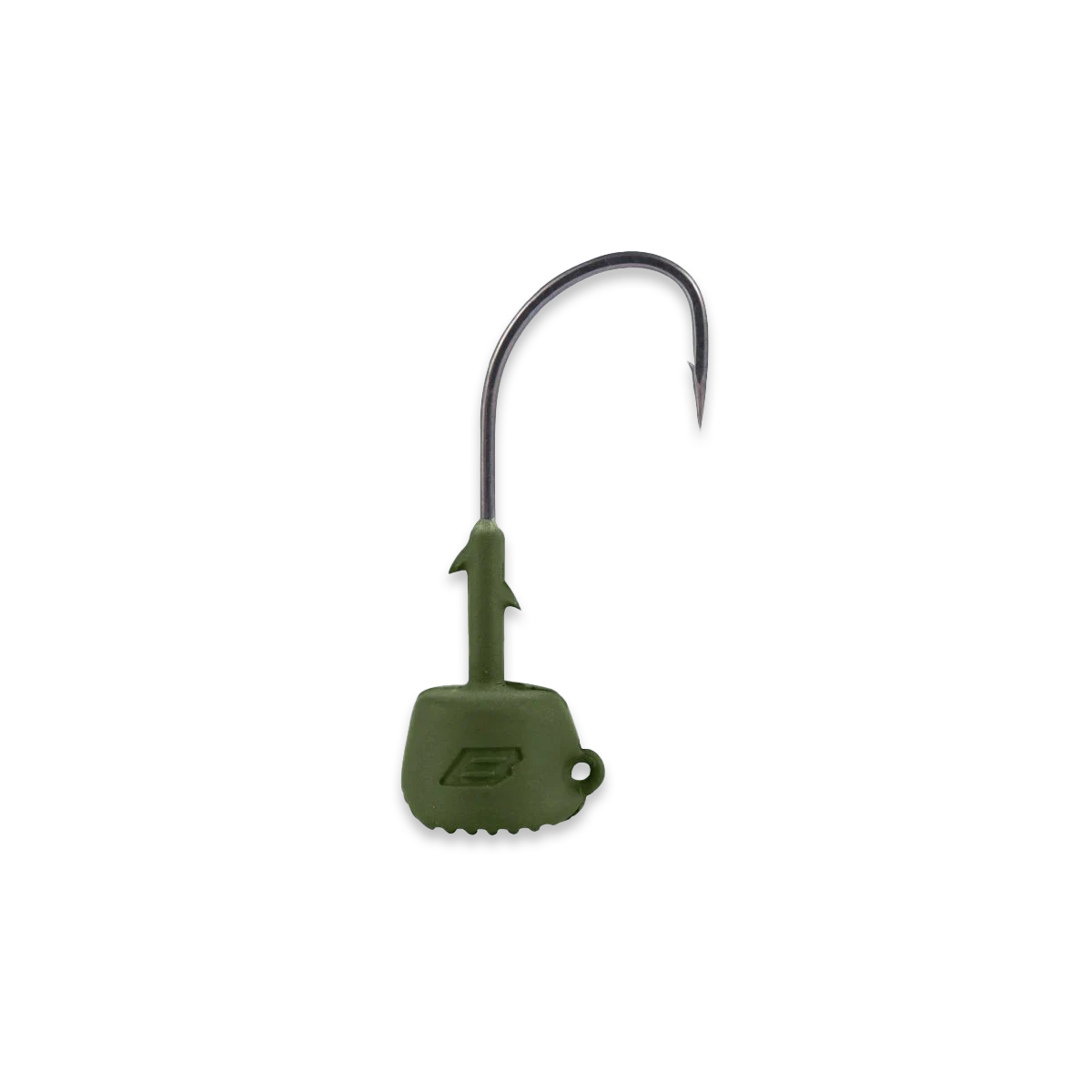 BKK Silent Chaser Draggin Ned Jig Head (Green), 4-pack