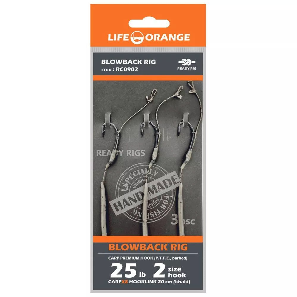 Life Orange Blowback Rig 3-pack