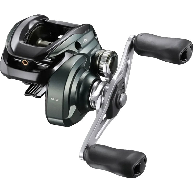 Shimano Reel Curado M 201XG (vänster), Multi