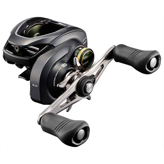 Shimano Curado MGL K 71 HG (vänster), Multi