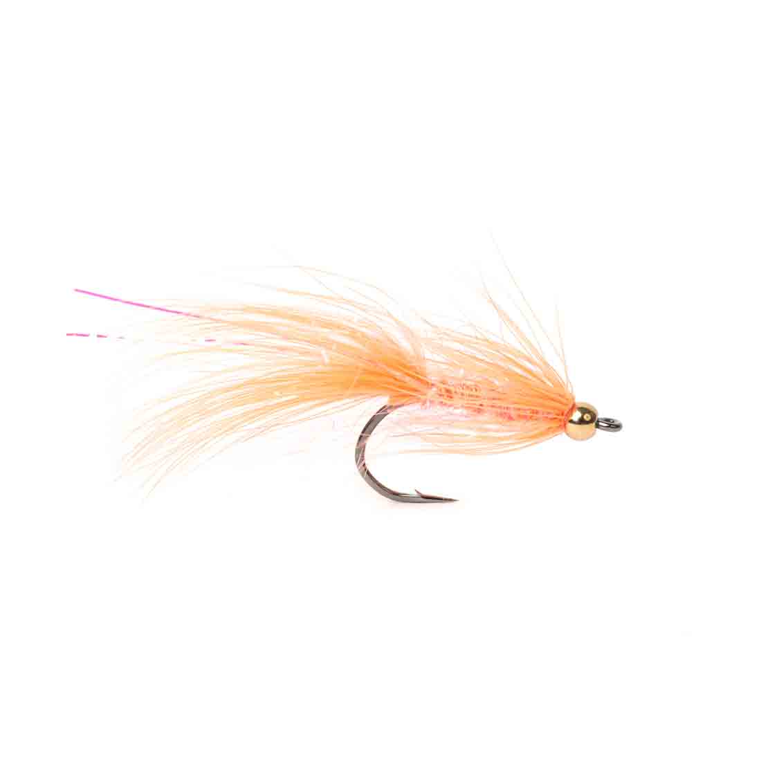 Kärki Wolly Bugger Peach/Peach OR Gold BH #4