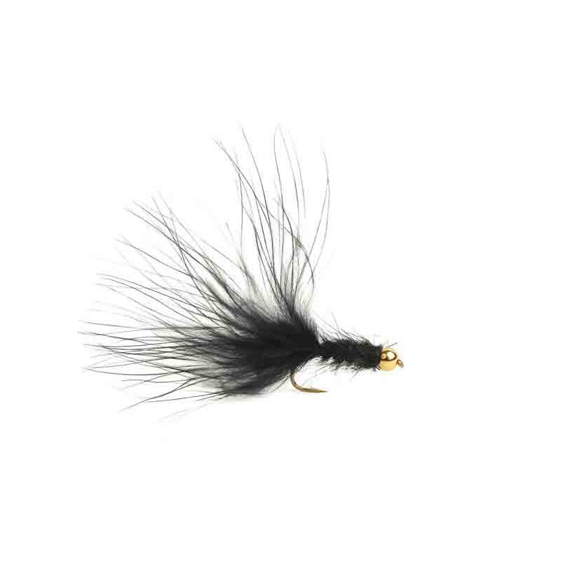 Marabou Streamer Black Gold #8