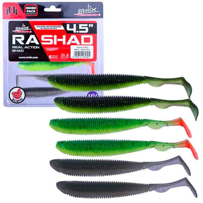 Molix RA Shad 7,6 cm, 8-pack