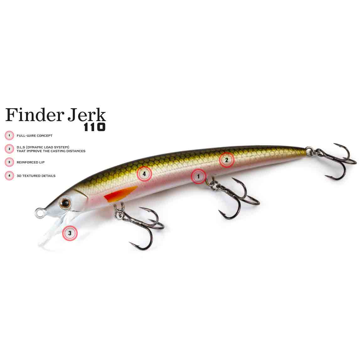 Molix Finder Jerk 110, 11cm 9g