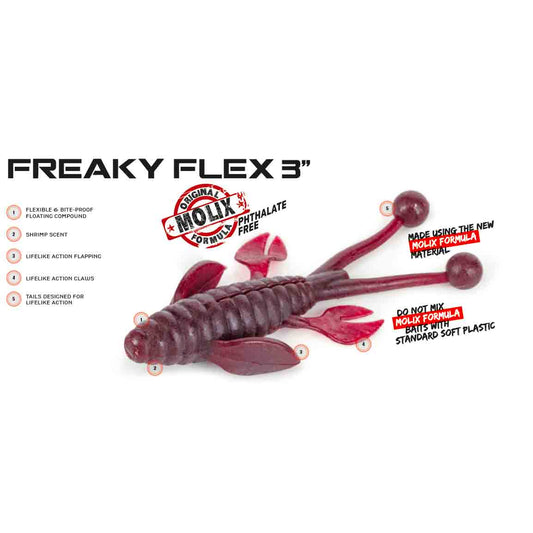 Molix Freaky Flex 7.5 cm / 3" (6-pack)