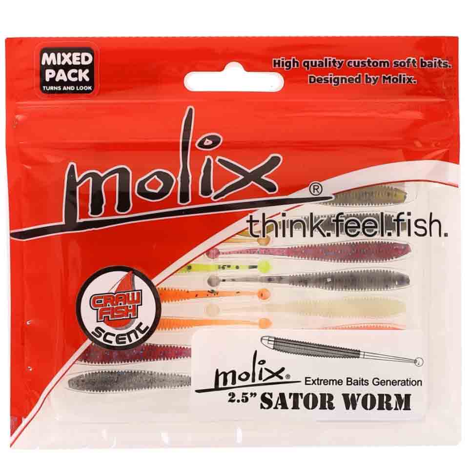 Molix Sator Worm 6,35cm, 15-pack