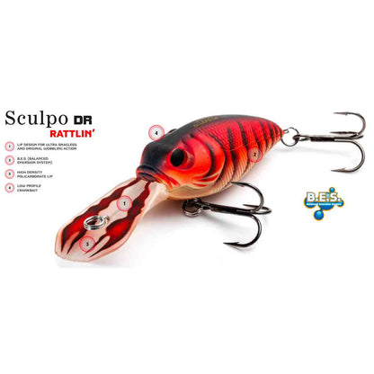 Molix Sculpo DR Rattli'n USA Special Edition 5,5cm, 14g