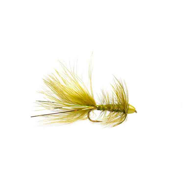 Wolly Bagger Olive Cone Head Streamer #8